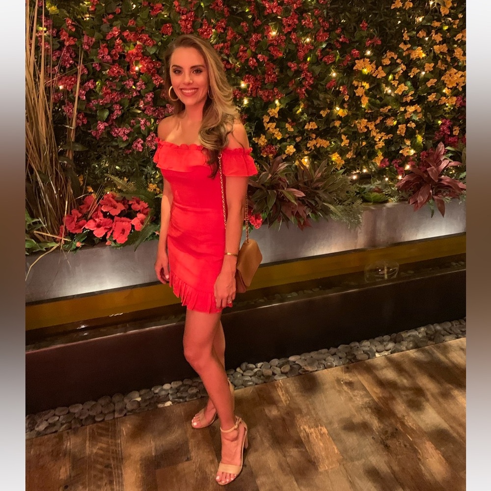 Revolve Superdown Red Cocktail Dress
